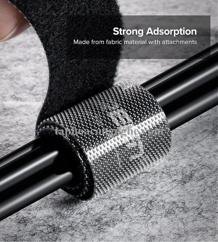 Ugreen 40356 5M Black Velcro Cable Organizer Black LP124 30040356